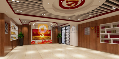 廣東紅色文化設(shè)計公司，分享黨建展廳入口設(shè)計的特點